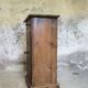 Vintage high bedside table in solid wood