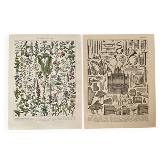 Reserved Chloé - Lot of 2 20th century lithos.
