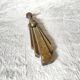 Door knob, art deco furniture handle in brass