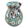 Small round ceramic art vase Valauris