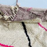 Handmade pure natural wool rug size 140 x 260 cm