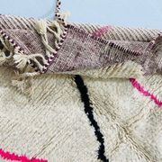 Tapis en laine pure naturelle fait main taille 140 x 260 cm