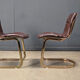 Chaises de salle à manger vintage par Cidue, ensemble de 6, années 1970.