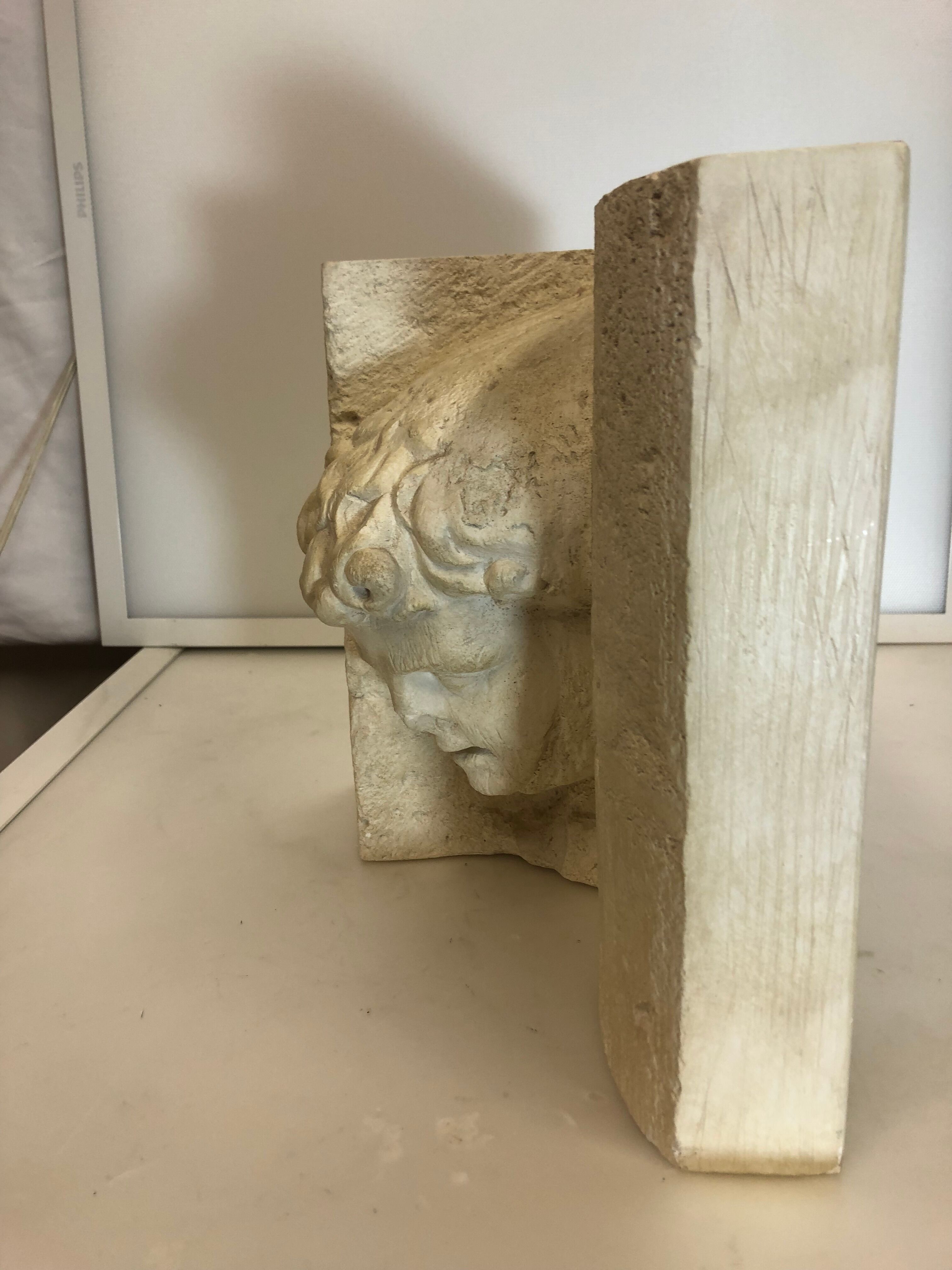 Statue bust roman man