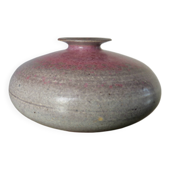 Vase en céramique signée, années 50-60