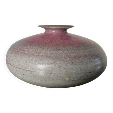 Vase en céramique signée, années 50-60