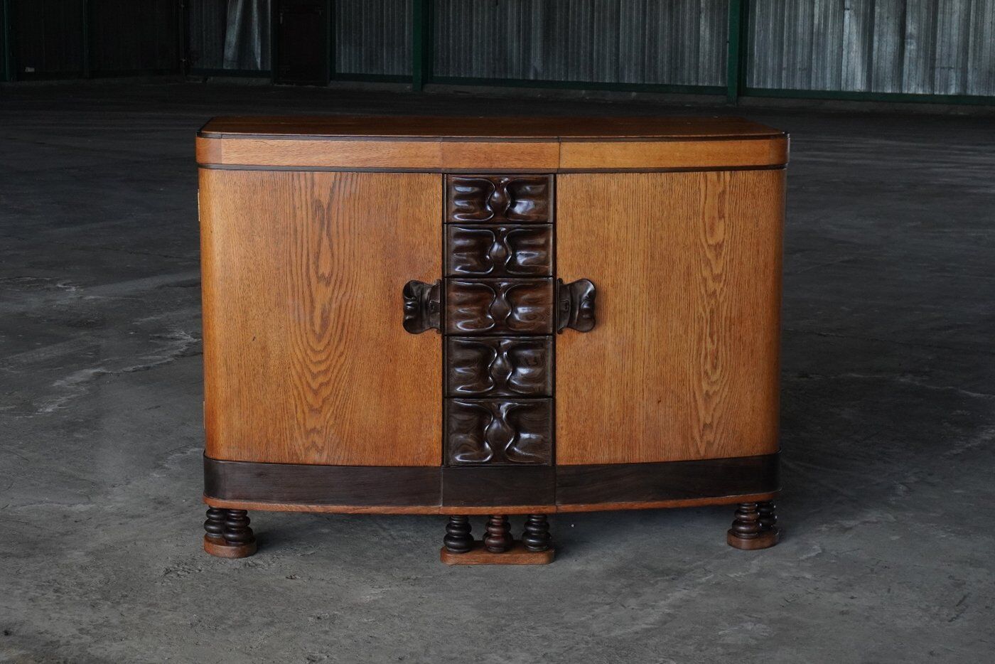 Amsterdamse School Cabinet by Willem Rädecker, Netherlands, 1920s