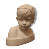 Buste d'enfant en marbre