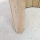 Italian travertine and glass coffee table, 1980's