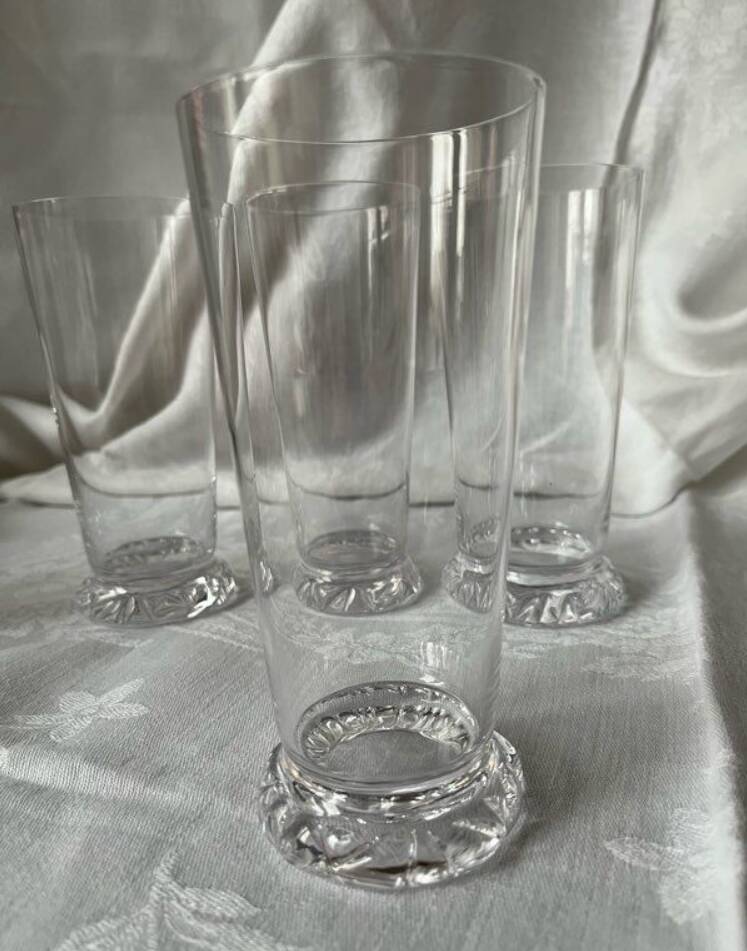 Large Daum crystal glasses Kim model