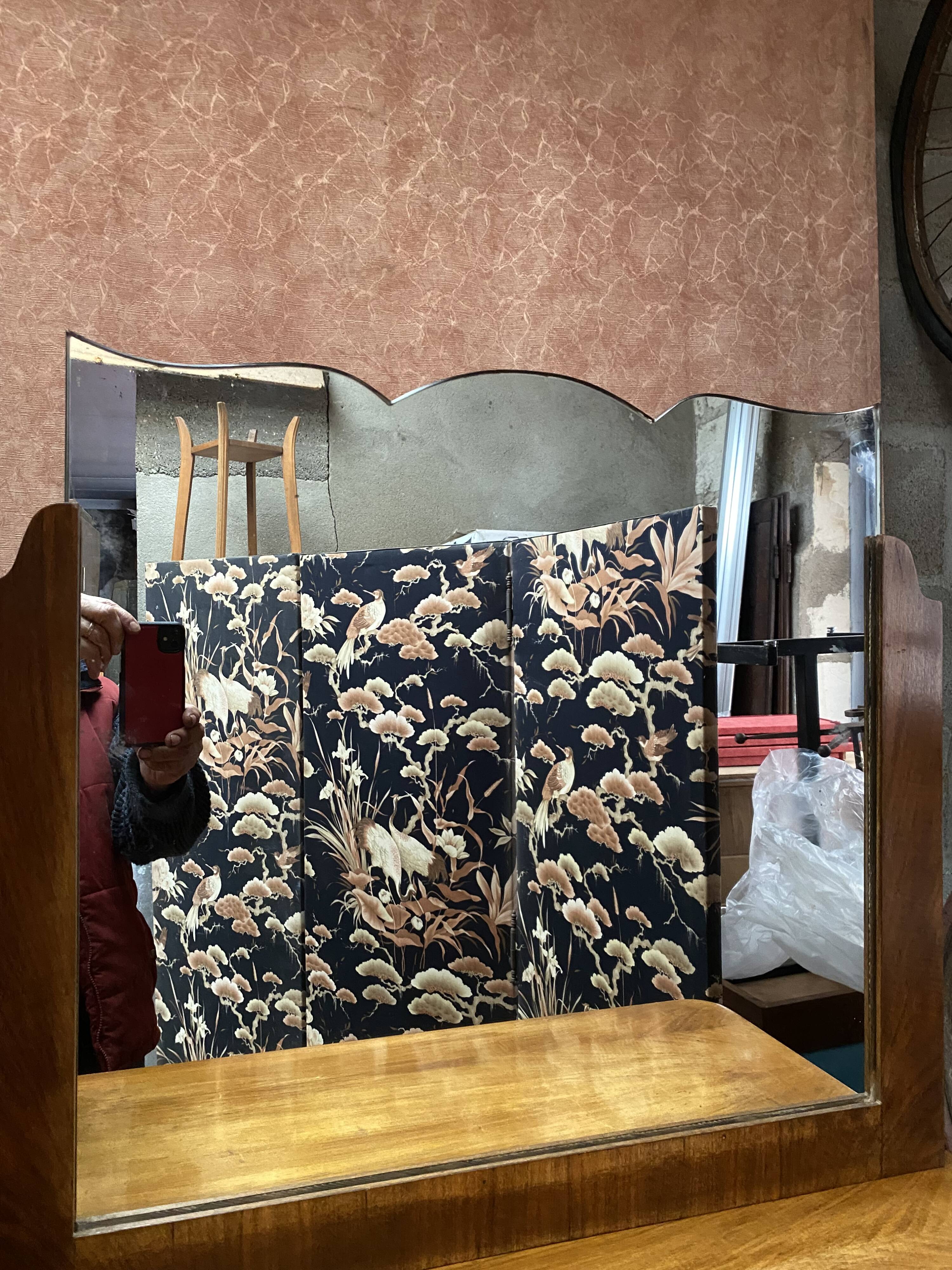 Vintage asymmetrical wardrobe