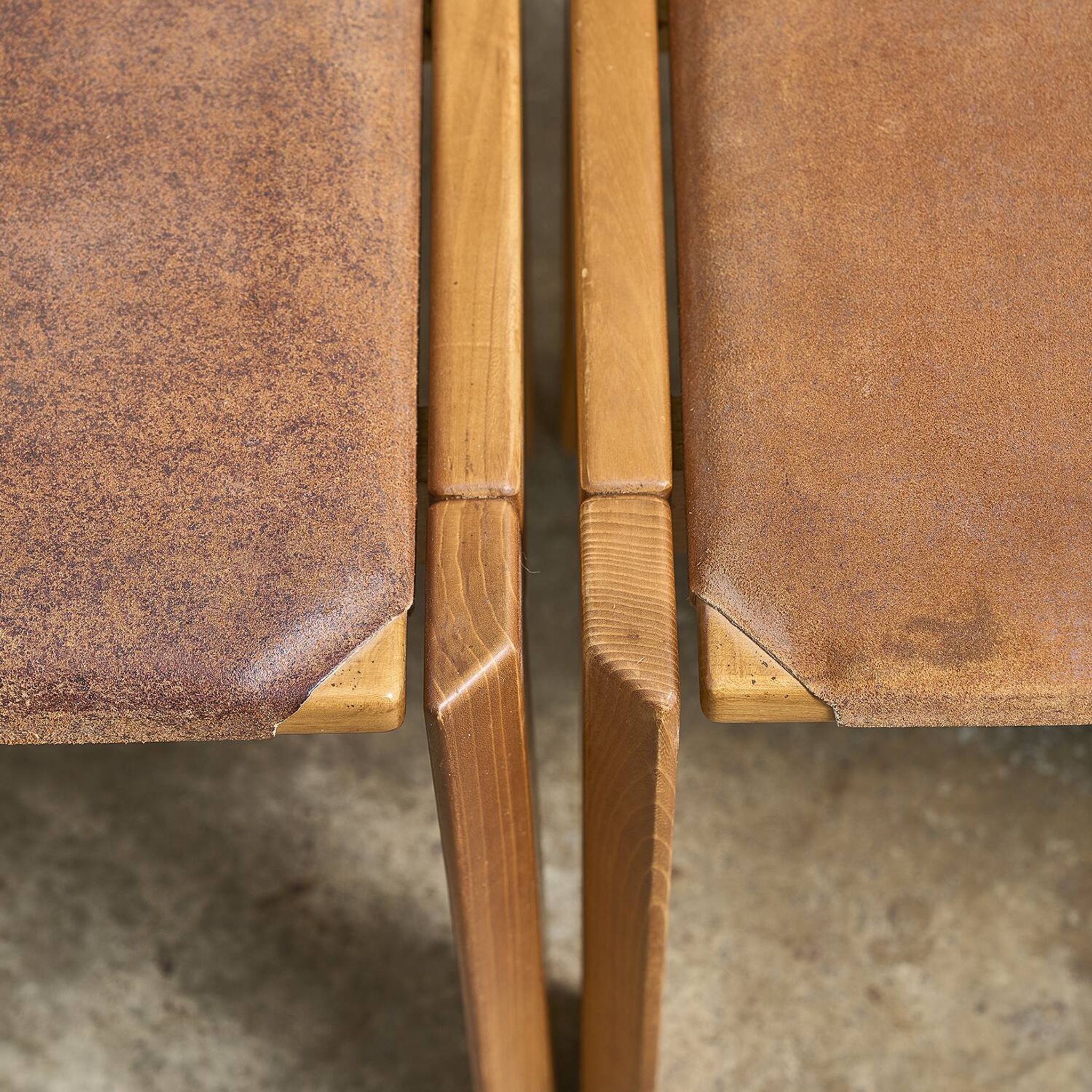 6 dining chairs by Luigi Gorgoni for Roche Bobois