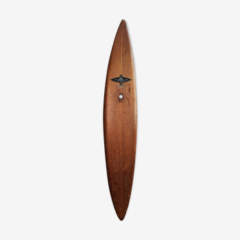 Ancienne planche de surf en bois années 80