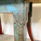 Blue Industrial Dining Table, 1960s