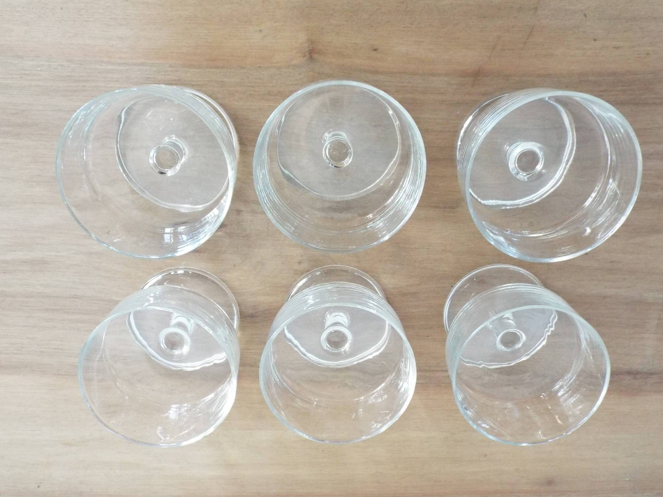 6 cavalier champagne glasses