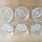 6 cavalier champagne glasses