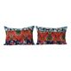 Set of 2 vintage Turkish cushion covers 38x56 cm