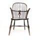 Antique 19th Century Thames Valley Wheel Back Windsor Armchair