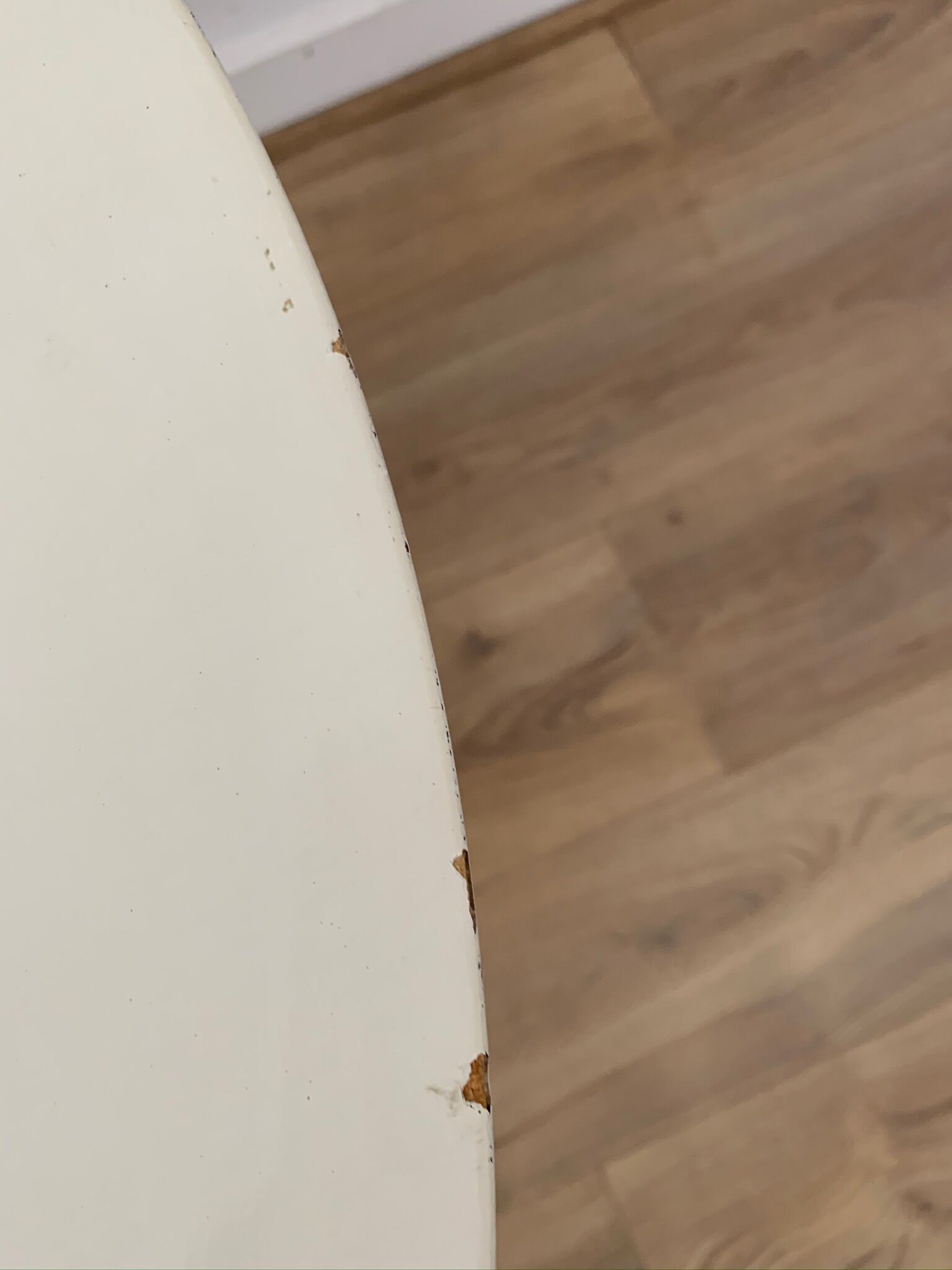 Side table with tulip foot