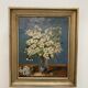 Old painting bouquet flowers