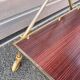 Vintage rolling dessert trolley in red Formica – 1950s/60s