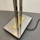 Chrome and brass floor lamp by Deknudt Belgium, 1980s