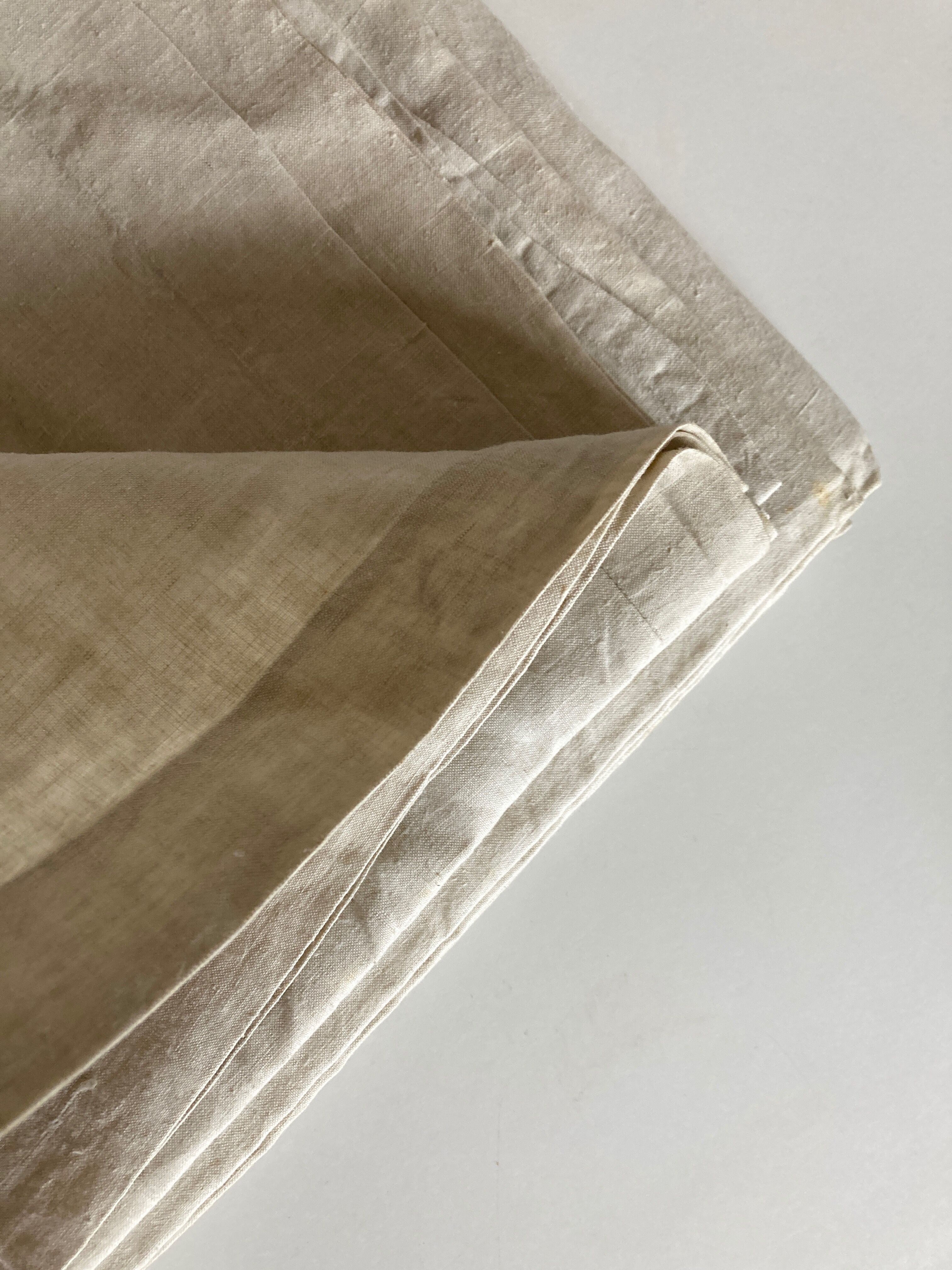 Country sheet 19th in fine linen canvas not sold reserve linen