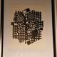 Tableau Vintage Art Optique - Victor Vasarely - Frame 50x40cm