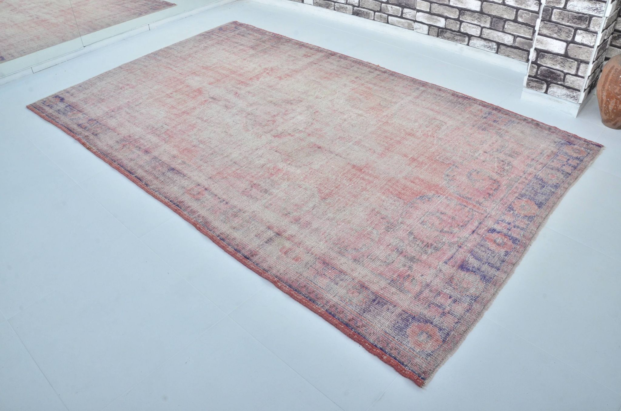 Tapis vintage turc Oushak sku 3189