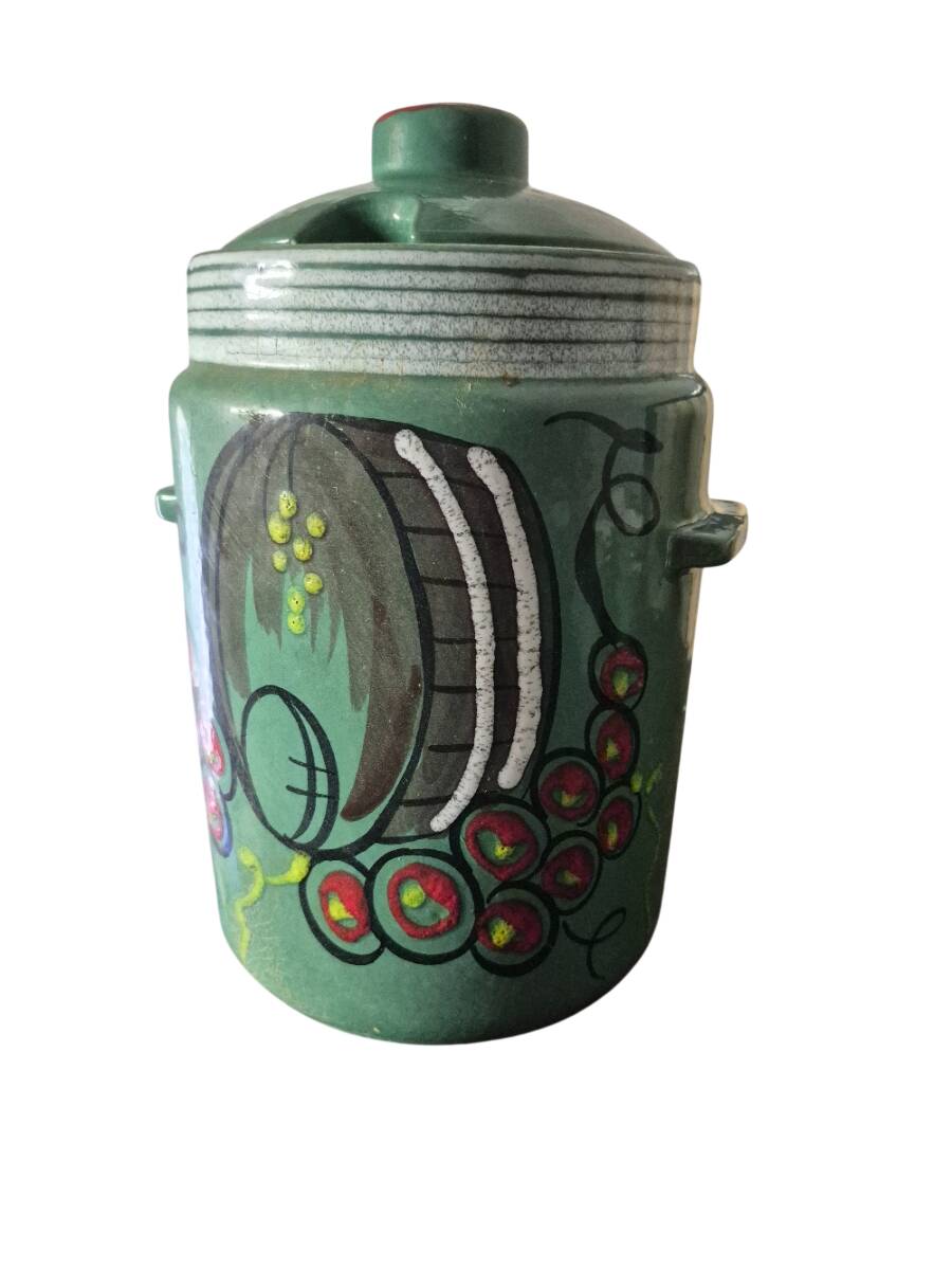 pot + enamelled ceramic sangria glasses