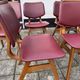 Ensemble de 5 chaises Pynock vintage