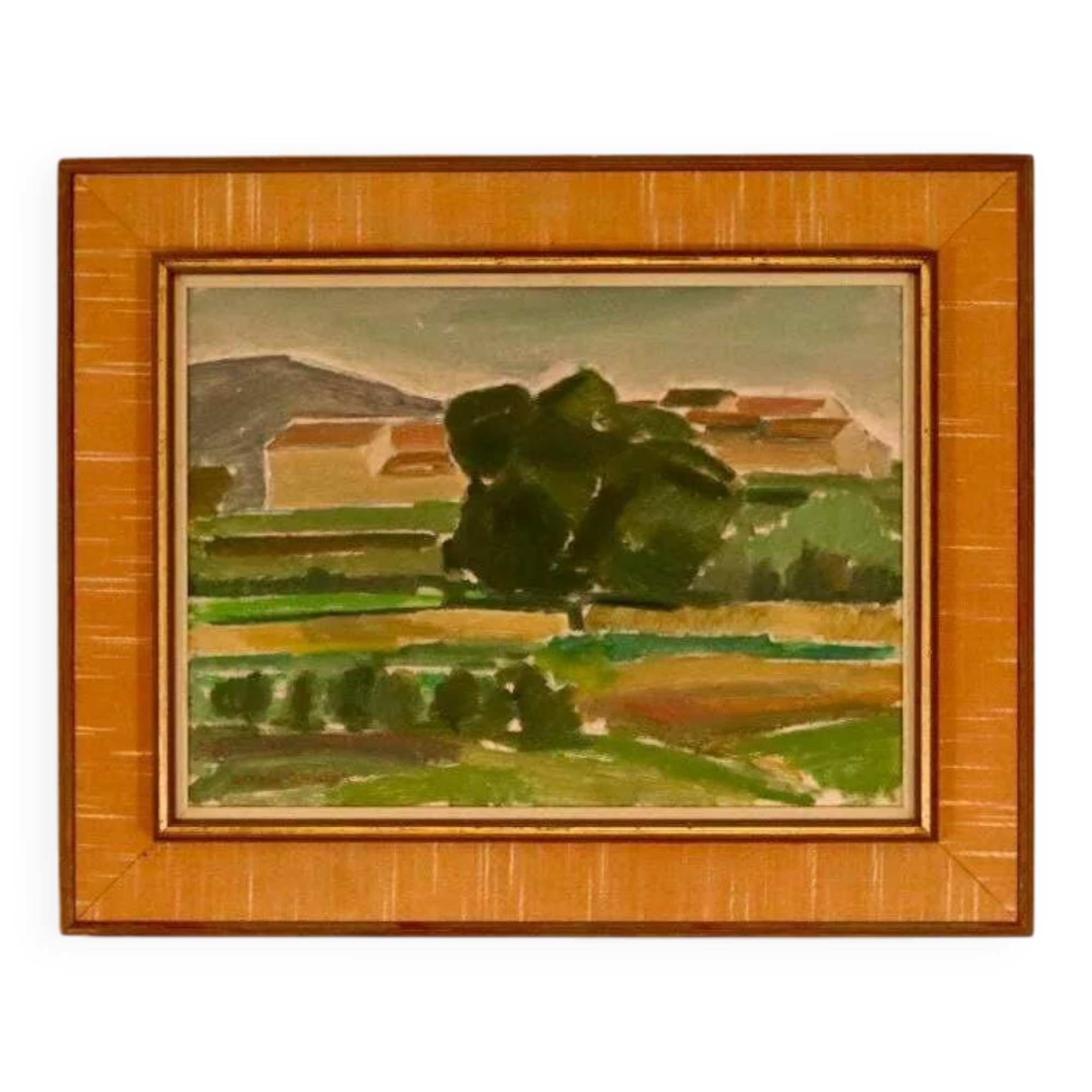 Sunset landscape by Arnold Axelsson