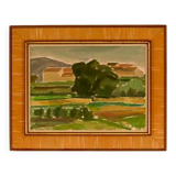 Sunset landscape by Arnold Axelsson