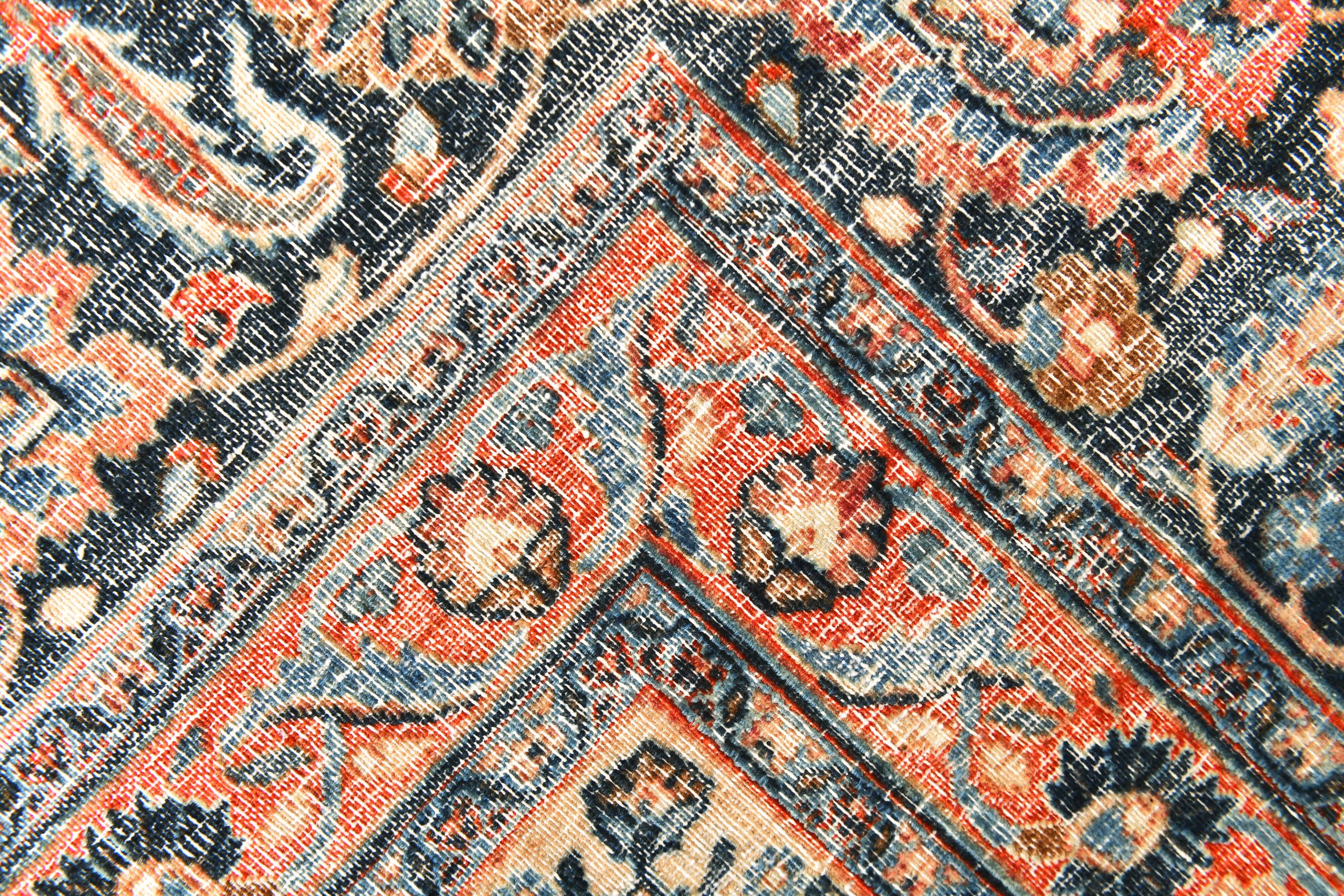 10x13 Red & Blue Oriental Vintage Persian Rug, 315x412Cm