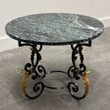 French Neoclassical Revival coffee table with Hollywood Regency influence, 1970s