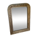 Golden mirror with mouldings