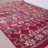 Purple Vintage Boujaad rug 197 CM X 287 CM - Tapis berber