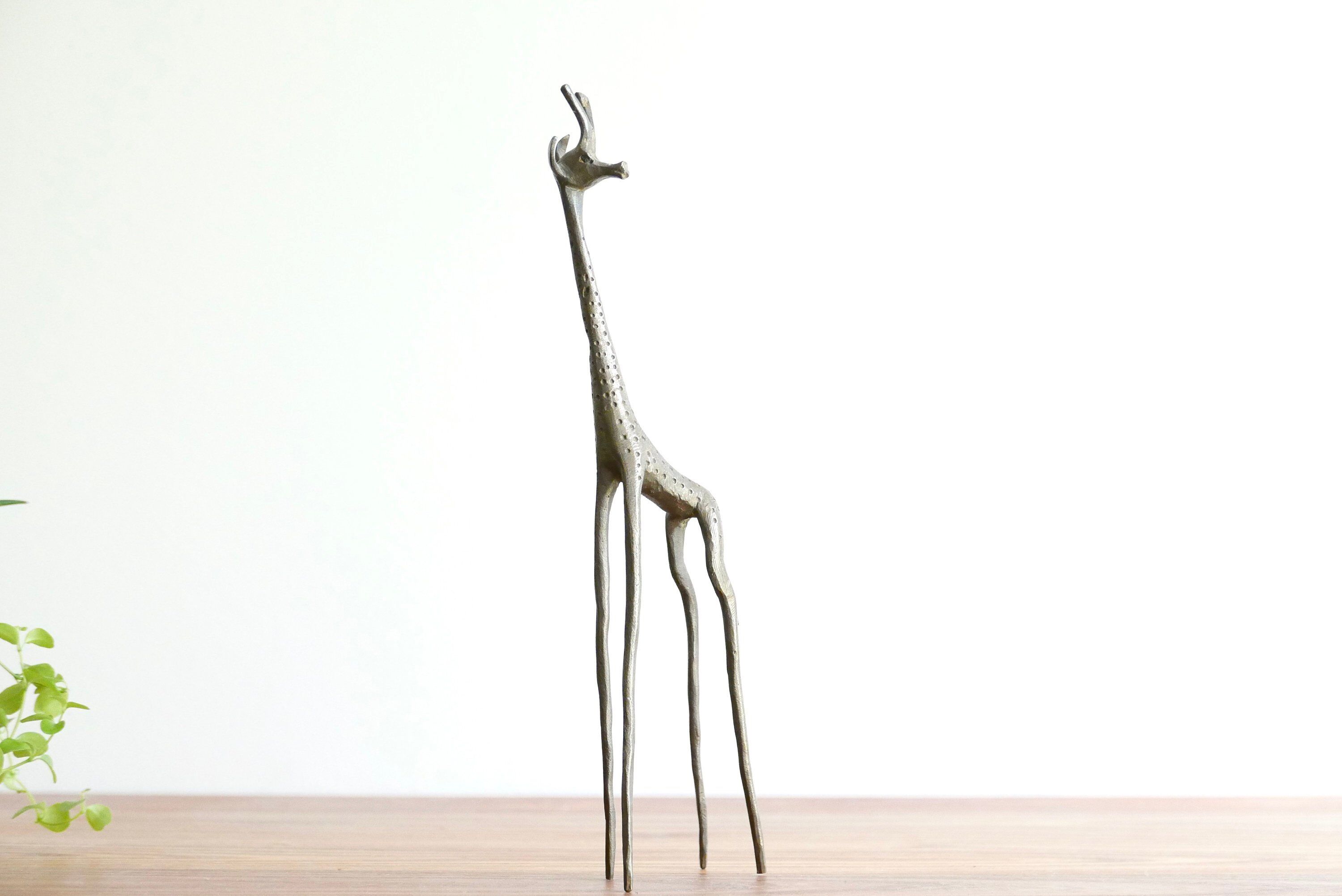 Brass girafe, years 50