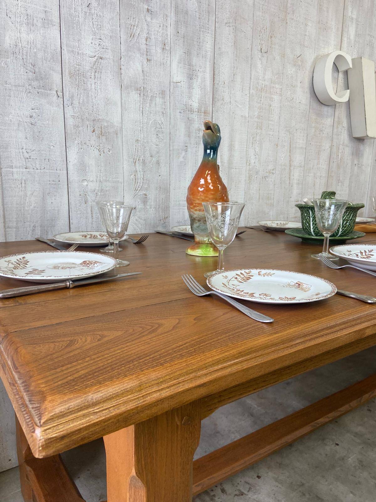 Table de ferme 290x90cm