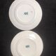 Sarreguemines Dessert Plates: Hand-Painted Chinoiserie Decor, 19th Century