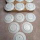 Art Deco coffee service Limoges Unique signed Pailles – 27 pieces in iridescent porcelain