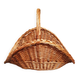 Wicker wood basket
