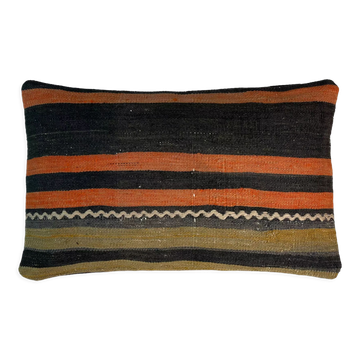 Housse de coussin kilim turc vintage 30x50cm