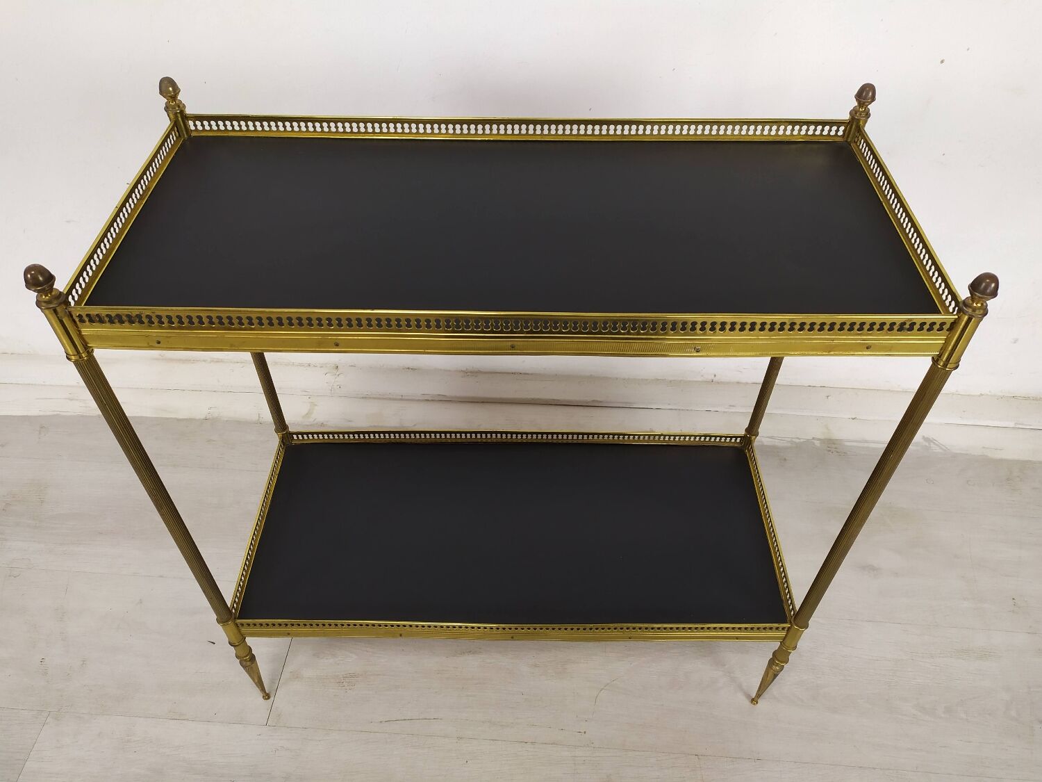 Brass console table