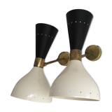 Wall lamps in the style of Italian creations of the 50s