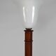 Art Deco floor lamp in carved beech, France, circa 1920
