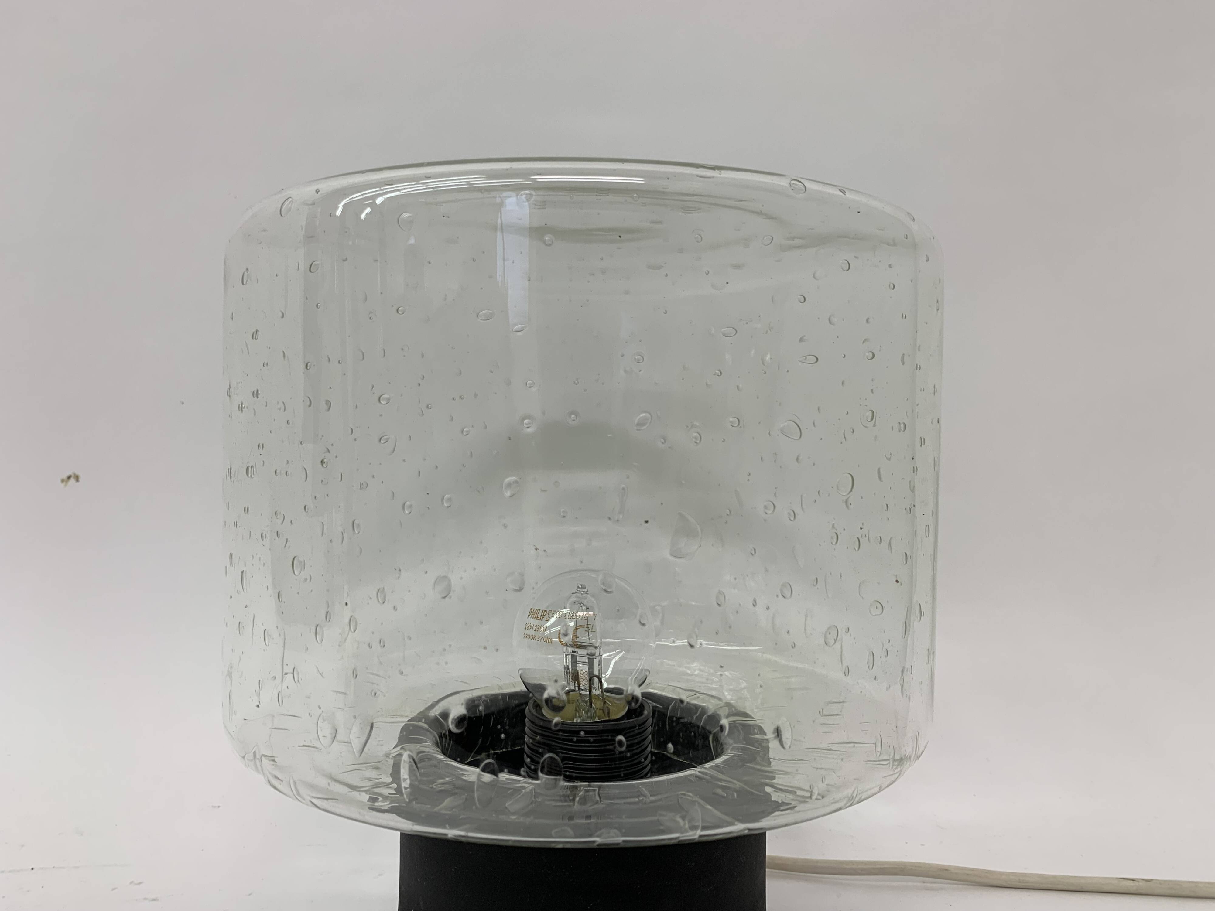 Mid-century design glass ceiling lamp, 1960’s