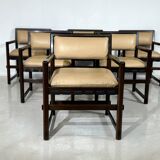 Mid-Century Modern Set of 6 Armchairs by Edward Wormley for Dunbar