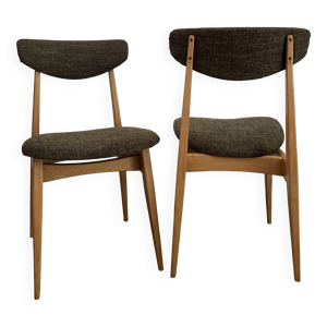 Paire de chaises scandinaves