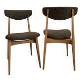 Paire de chaises scandinaves